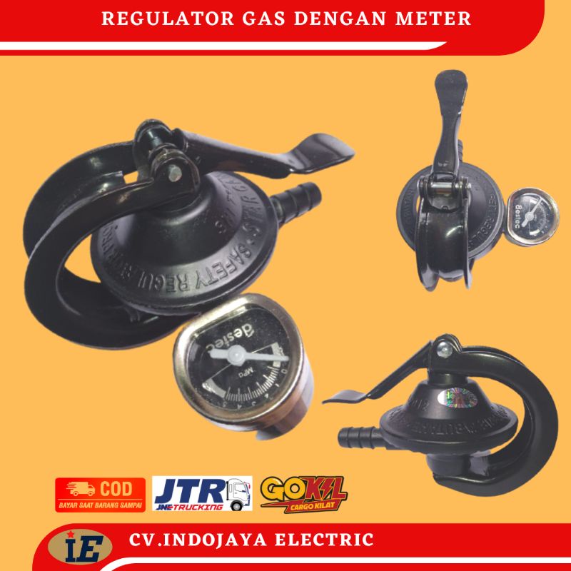 Regulator Gas dengan Meter Regulator kompor gas kompor gas regulator regulator starcam dengan meter selang regulator regulator terbaik regulator awet