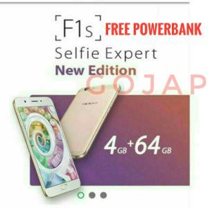 dijual OPPO F1S PLUS 4GB 64GB FREE POWERBANK DLL GARANSI RESMI termurah