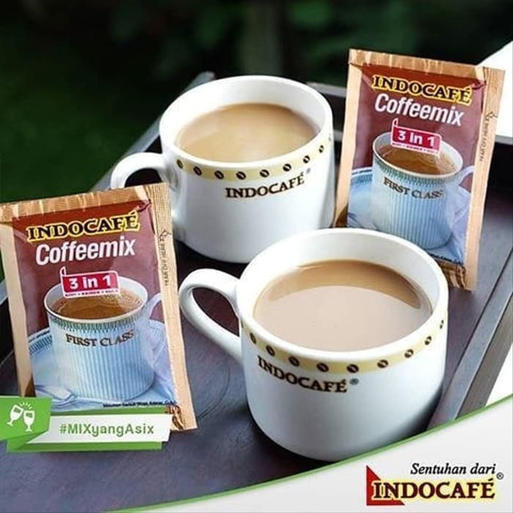 

Kopi Indocafe Coffeemix 3 in 1 Kemasan Sachet Ukuran 20 Gram Rahmat Grosir Store