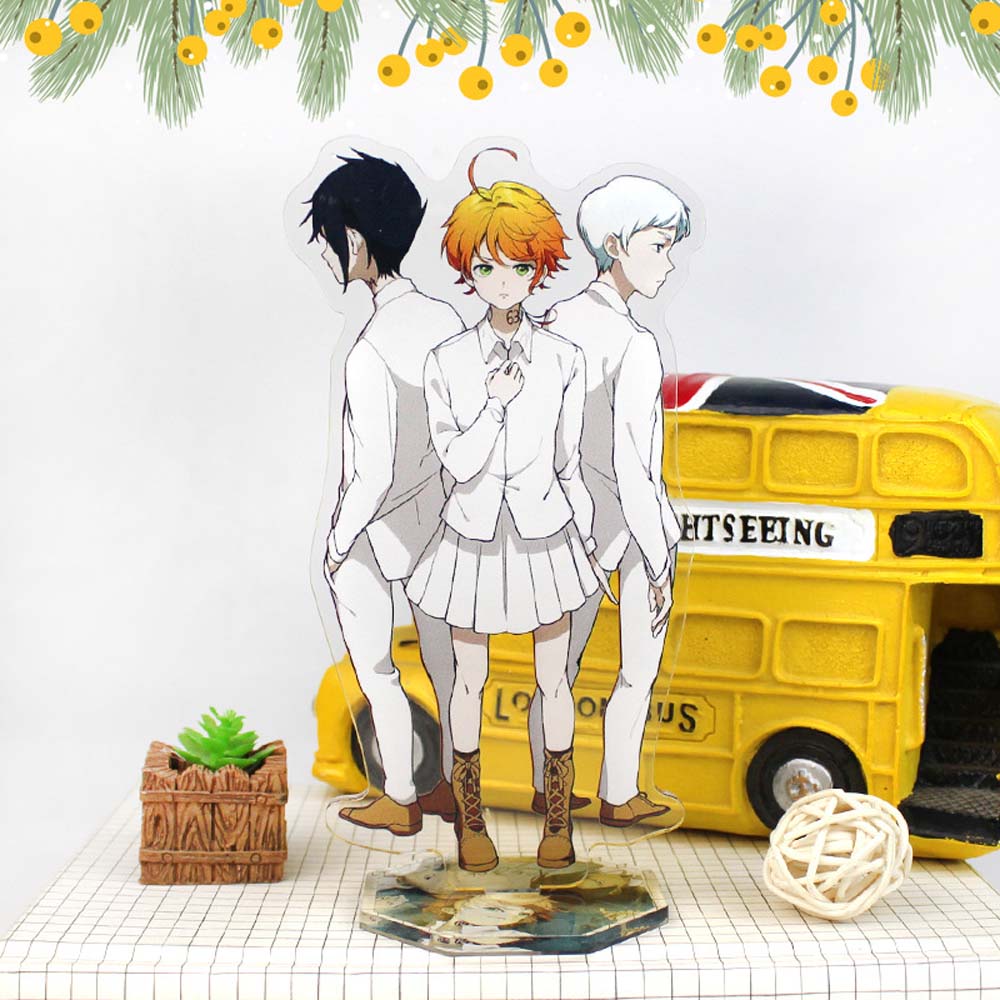 Lanfy Mainan Action Figure Model Kartun Anime The Promised Neverland Bahan Akrilik Untuk Dekorasi