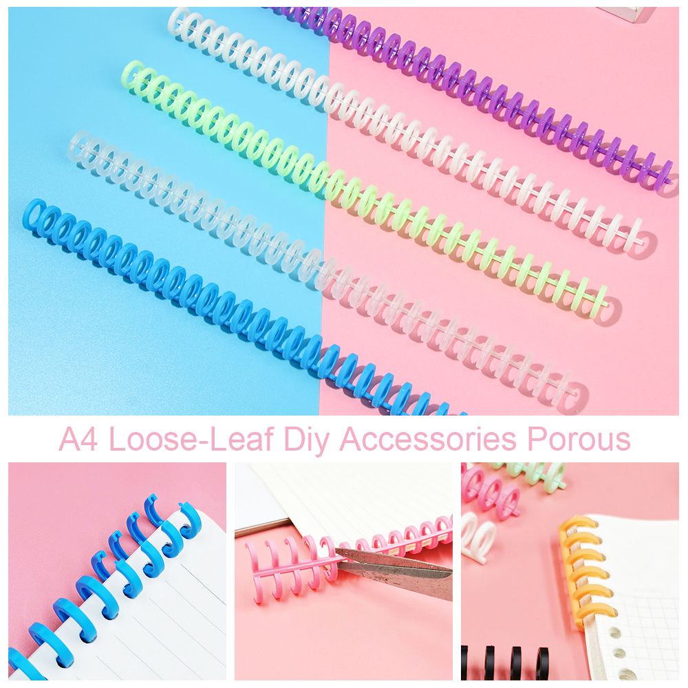 Row Ring Binder 30 Lubang Bahan Plastik Ukuran A4 / A5 / B5