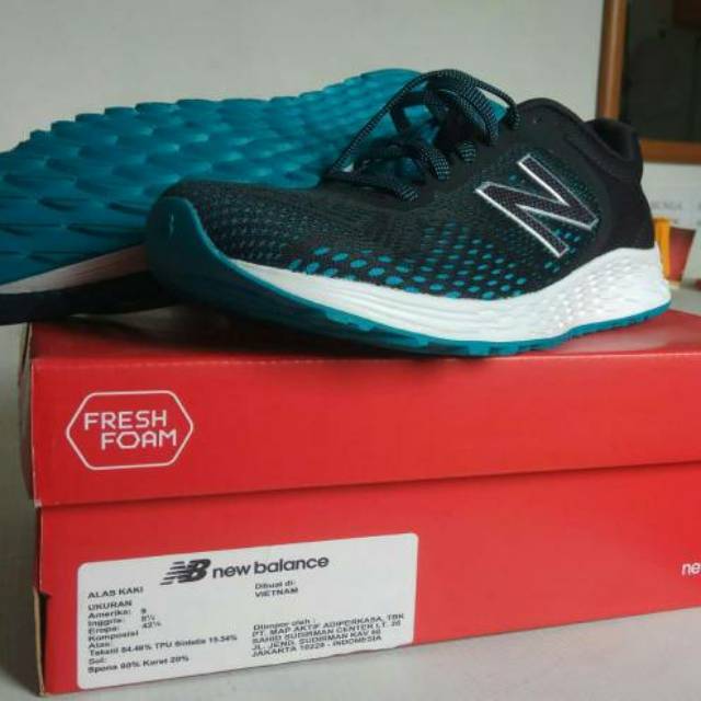 Jual NEW BALANCE fresh foam ARISHI V2 - MARISCT2 black blue  Indonesia|Shopee Indonesia