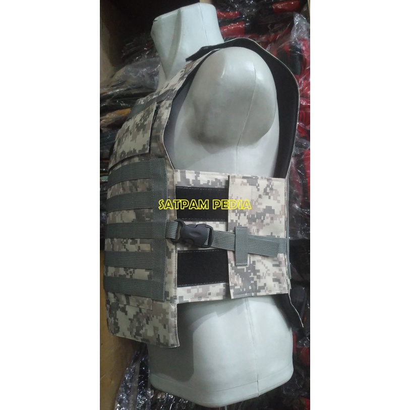 Rompi Vest Paintball Loreng Acupat - Rompi Motor Loreng Acupat