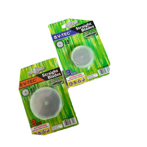 

V-TEC STRAIGHT BLADES TYPE RBL 328 (28MM), (45MM) / REFILL ROTARY CUTTER