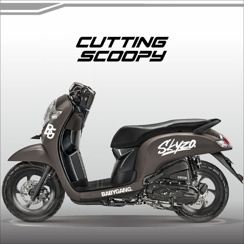 Stiker Scoopy Skyzo / Stiker Skyzo BG / Stiker Baby Gank