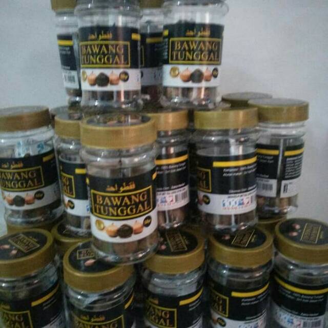 

Black Garlic/bawang hitam/bawang tunggal/bawang lanang isi 50 grm