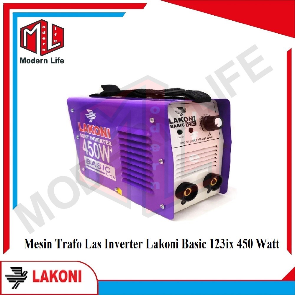 Mesin Travo Las Listrik Inventer 450 Watt Lakoni Basic 123 IX / 123IX