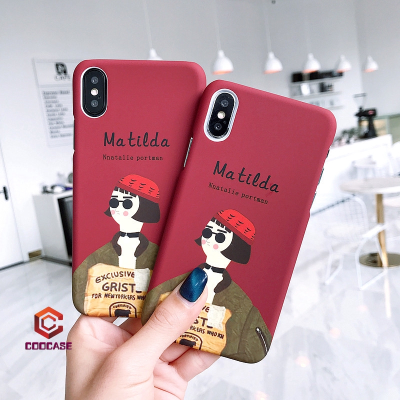 Cartoon Couples Case Compatible For Compatible For IPhone 8 7 6s 6 Plus 7Plus 8Plus 6Plus 6SPlus  X Hard Cover The Professional Killer