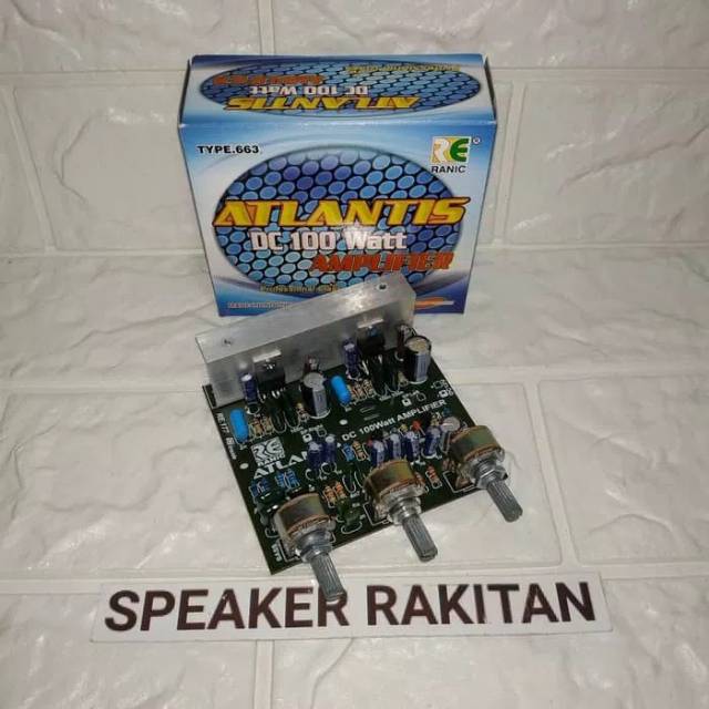Kit Amplifier Stereo 100Watt ATLANTIS 663
