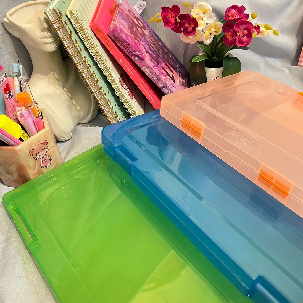 MAP ORGANIZER HARDBOX BAHAN PLASTIK UKURAN A4 A5 ADA 3 WARNA TERMURAH FILE ORGANIZER WARNA BENING HARGA BERSAING STATIONARY SEKOLAH / KANTOR KUALITAS IMPOR BISA GROSIR DAN COD