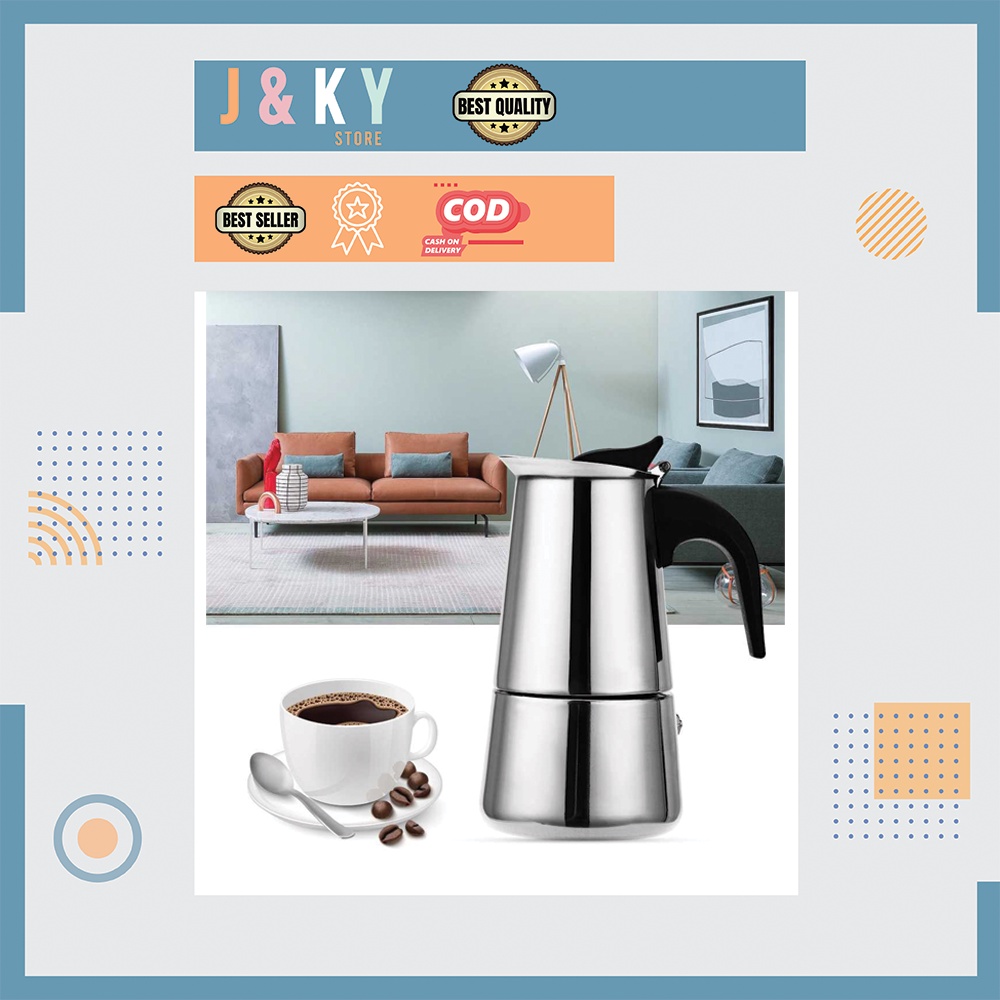 MOKA POT STAINLESS STEEL - COFFEE MAKER MOKAPOT PEMBUAT KOPI MOCAPOT MOCA POT | Coffe maker Stainles