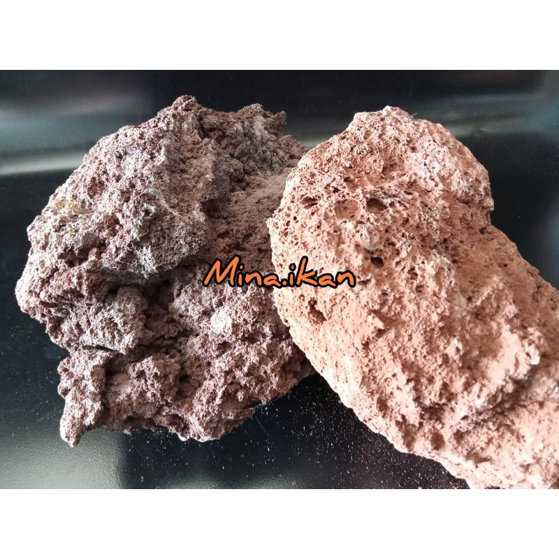 Lava Rock 1kg Batu Lava Stone Media Tanam Hiasan Aquarium Aquascape