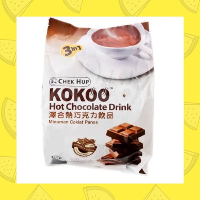 

MINUM-SIAP-DRINK-TO-READY- CHEK HUP / CHEKHUP KOKOO HOT CHOCOLATE MINUMAN COKLAT / COKELAT PANAS