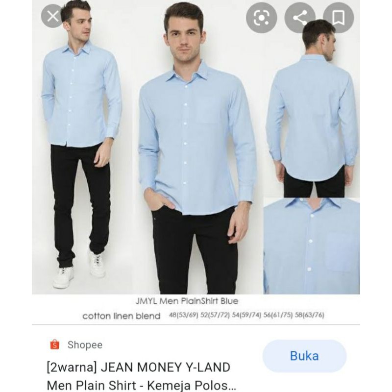 kemeja cowok Y-Land 4warna