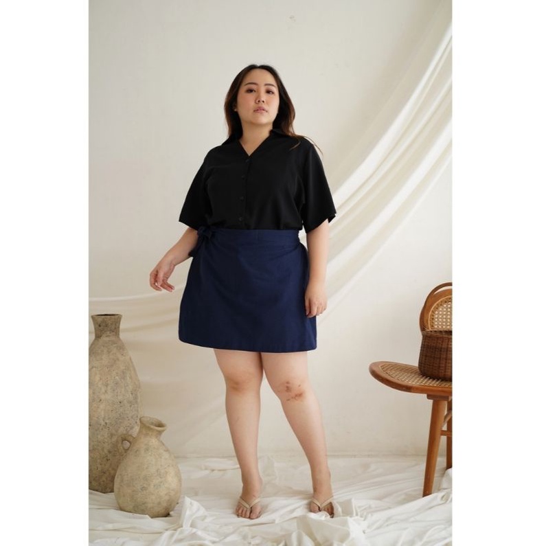 kode 1003 Skort Bigsize Celana Pendek wanita Big Size