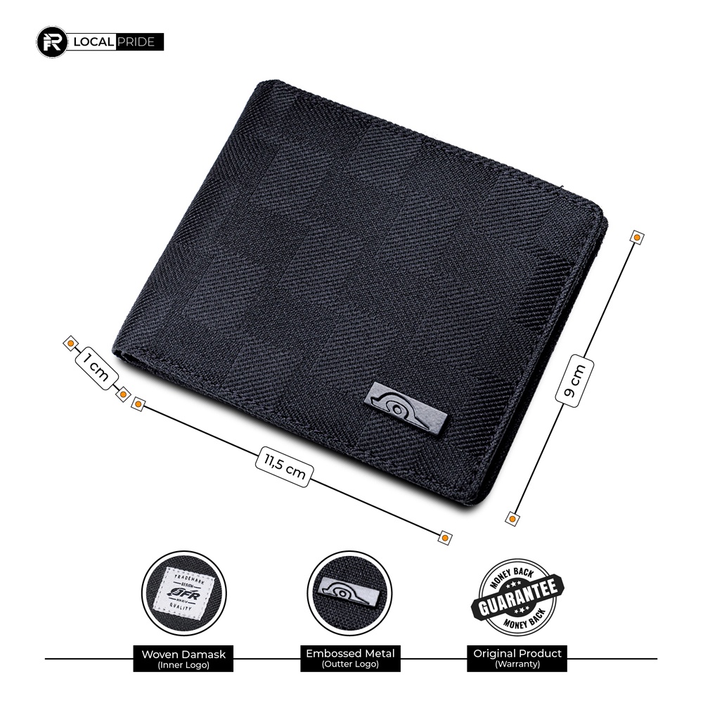 JFR Fashion Dompet Pria Bahan Kulit Canvas JP19-2