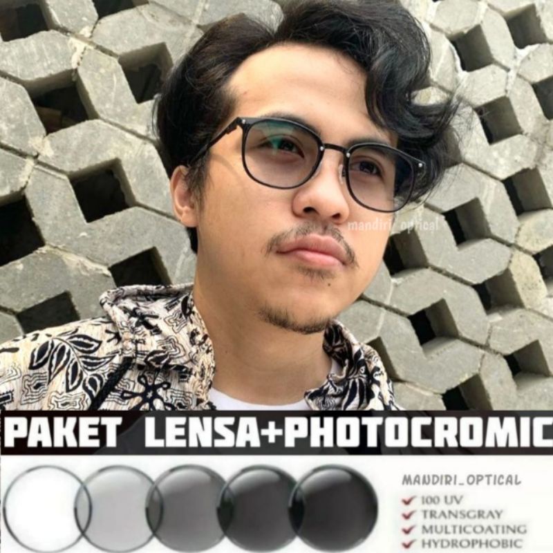 Frame kacamata antiradiasi (paket frame+lensa Photocromic) | Gratis lensa minus | kacamata murah | kacamata fashion | kacamata wanita | kacamata kekinian | kacamata pria | kacamata Photocromic | kacamata minus | kacamata 6011