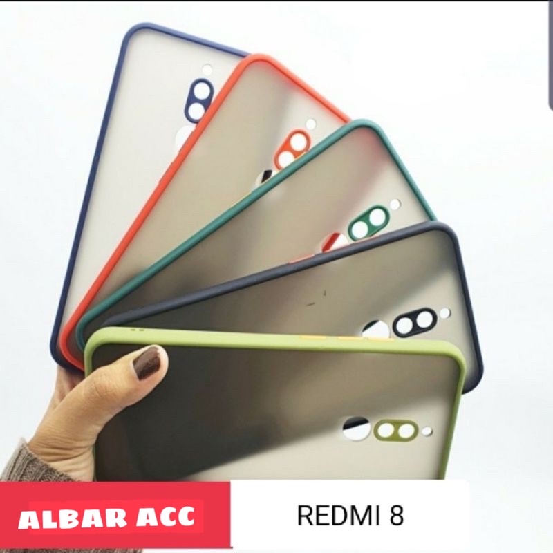 CASE CASING SELICON REDMI 8 / REDMI 8A / REDMI 8A PRO MYCHOISE BUMBER DOVE AERO+PELINDUNG CAMERA