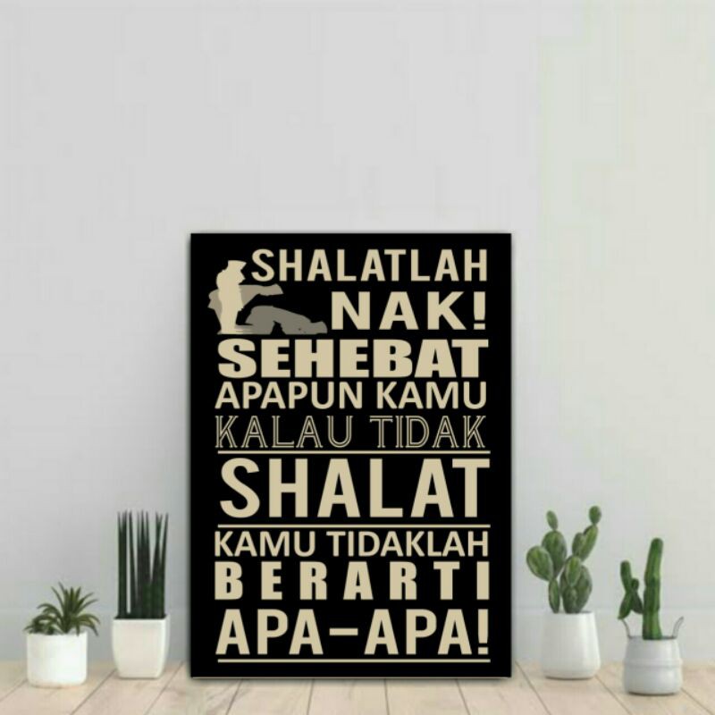 HIASAN DINDING QUOTES ISLAM/POSTER KAYU/HIASAN KAMAR/HIASAN PINTU KAMAR/HIASAN ISLAMI/RUANG TAMU