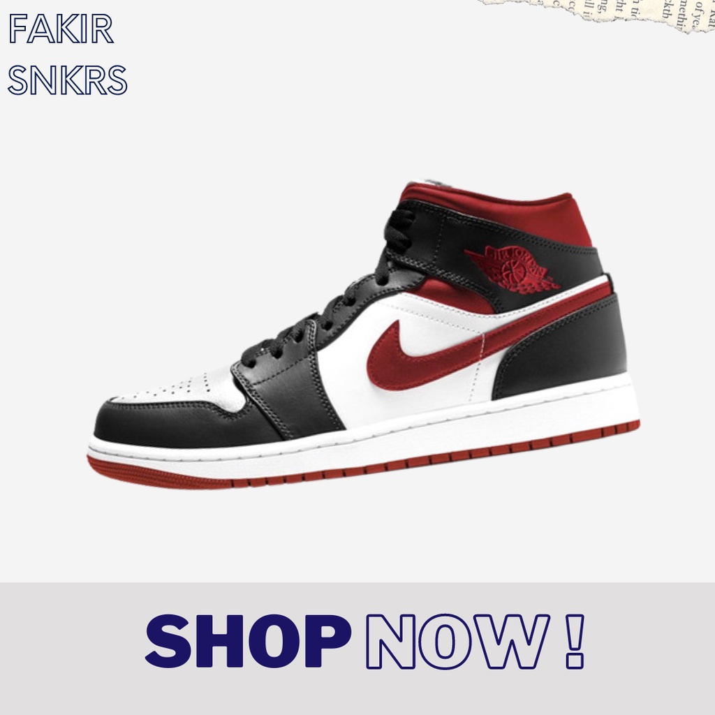 AIR JORDAN 1 MID GYM RED