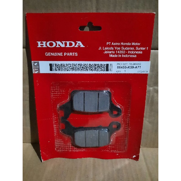 kampas rem belakang vario 125/150 led