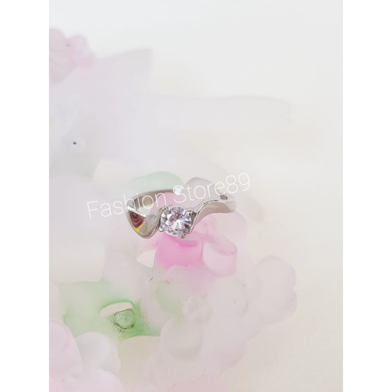 Terlaris cincin Titanium silver emas nikah tunangan halal titanium antikarat Antiluntur selamanya