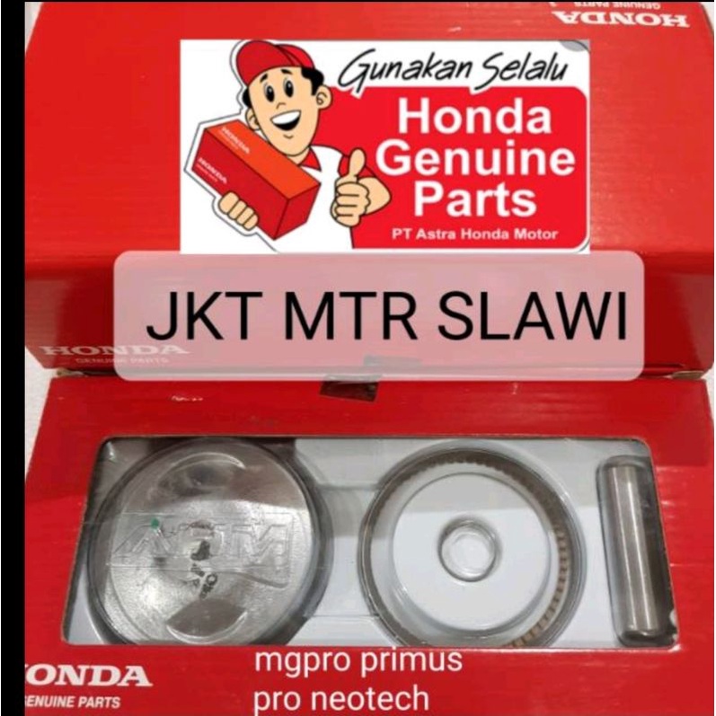 Piston Kit Ring Seher Piston Pen Megapro Primus GL Pro Neotech Asli Ori Honda AHM