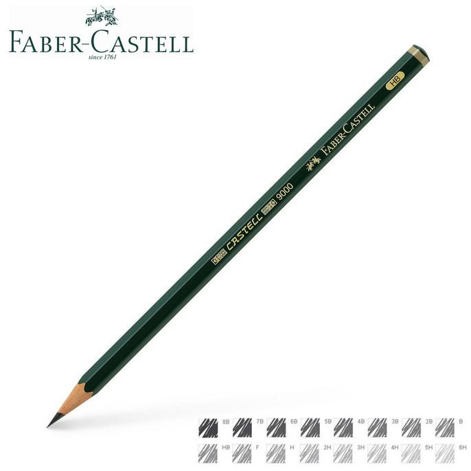 

Faber Castell Graphite Pencil 9000 / Pensil Lukis Faber Castell lix52 Ayo Beli