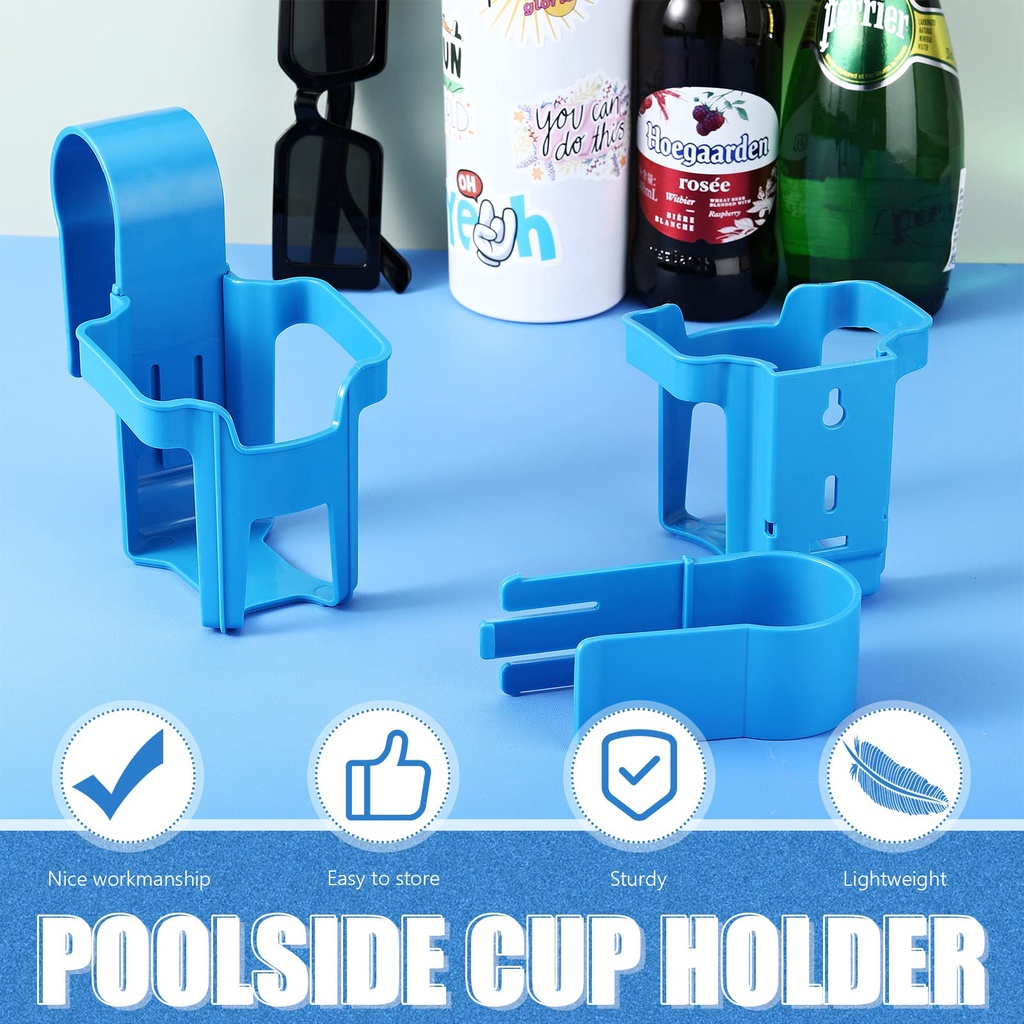 Holder Botol Bir / Air Minum Untuk Bathtub / Kolam Renang