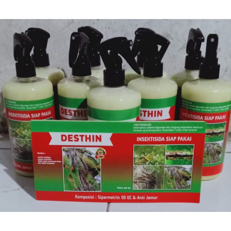 Pembasmi hama pada tanaman siap pakai DESTHIN pembasmi hama ulat belalang semut jamur dll