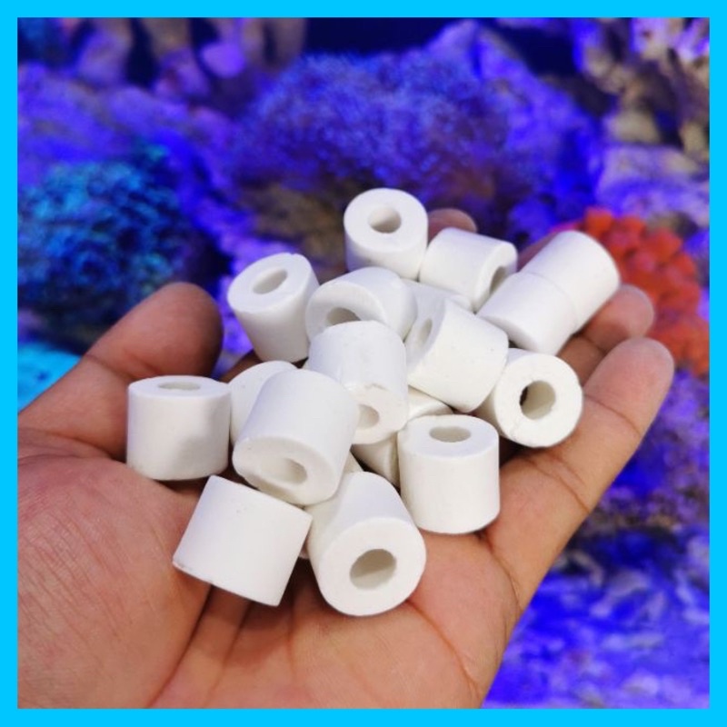 BIO RING MEDIA FILTER AQUARIUM BIORING CERAMIC