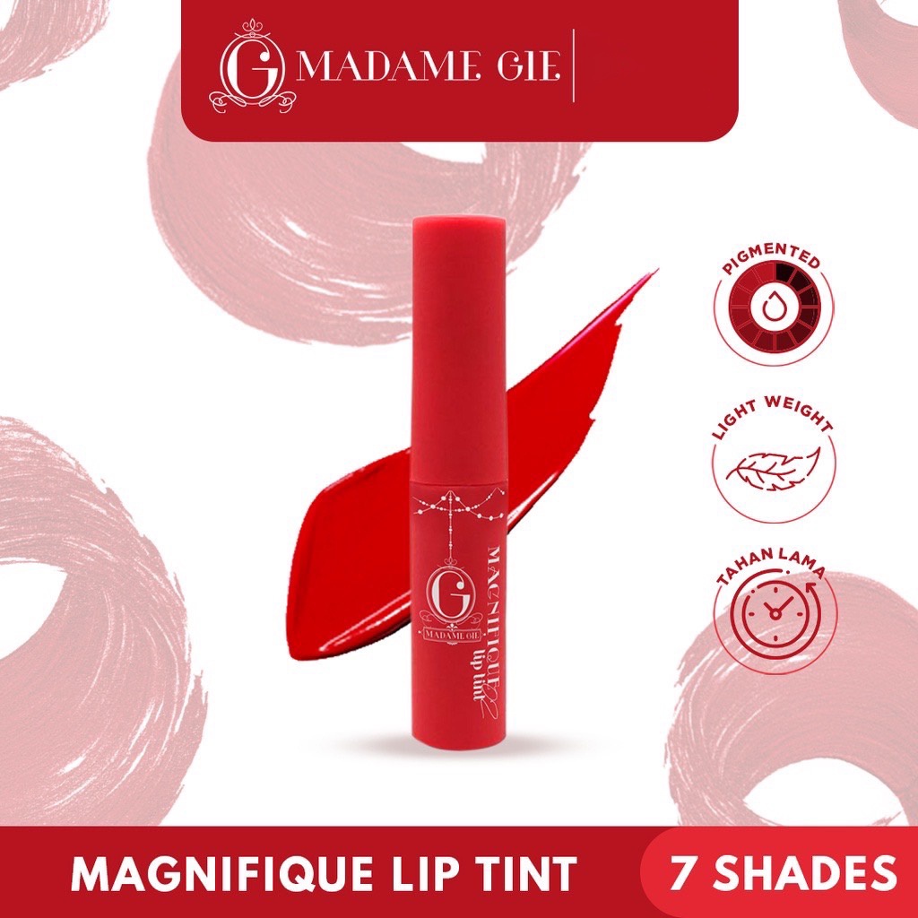 Madame Gie Magnifique Lip Tint Make Up Bibir BPOM ORIGINAL 100%