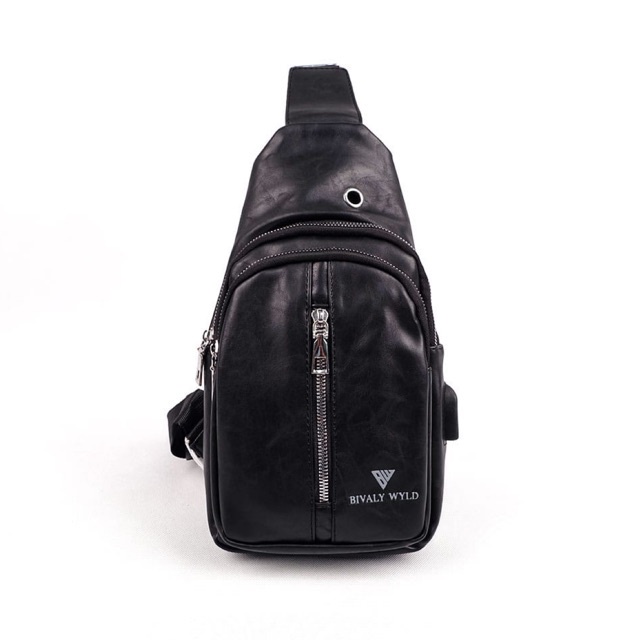 DEOBAGS BIVALY WYLD -TAS SLINGBAG KULIT PRIA  -BW 002