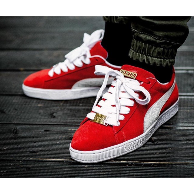 puma suede 1968 red