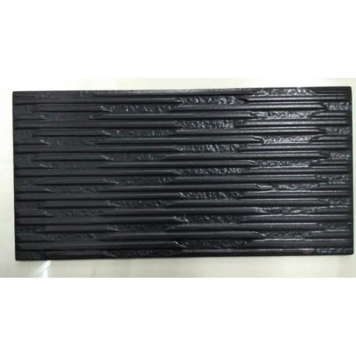 KERAMIK DINDING BATU ALAM CENTRO KUTA BLACK 20X40 KW1