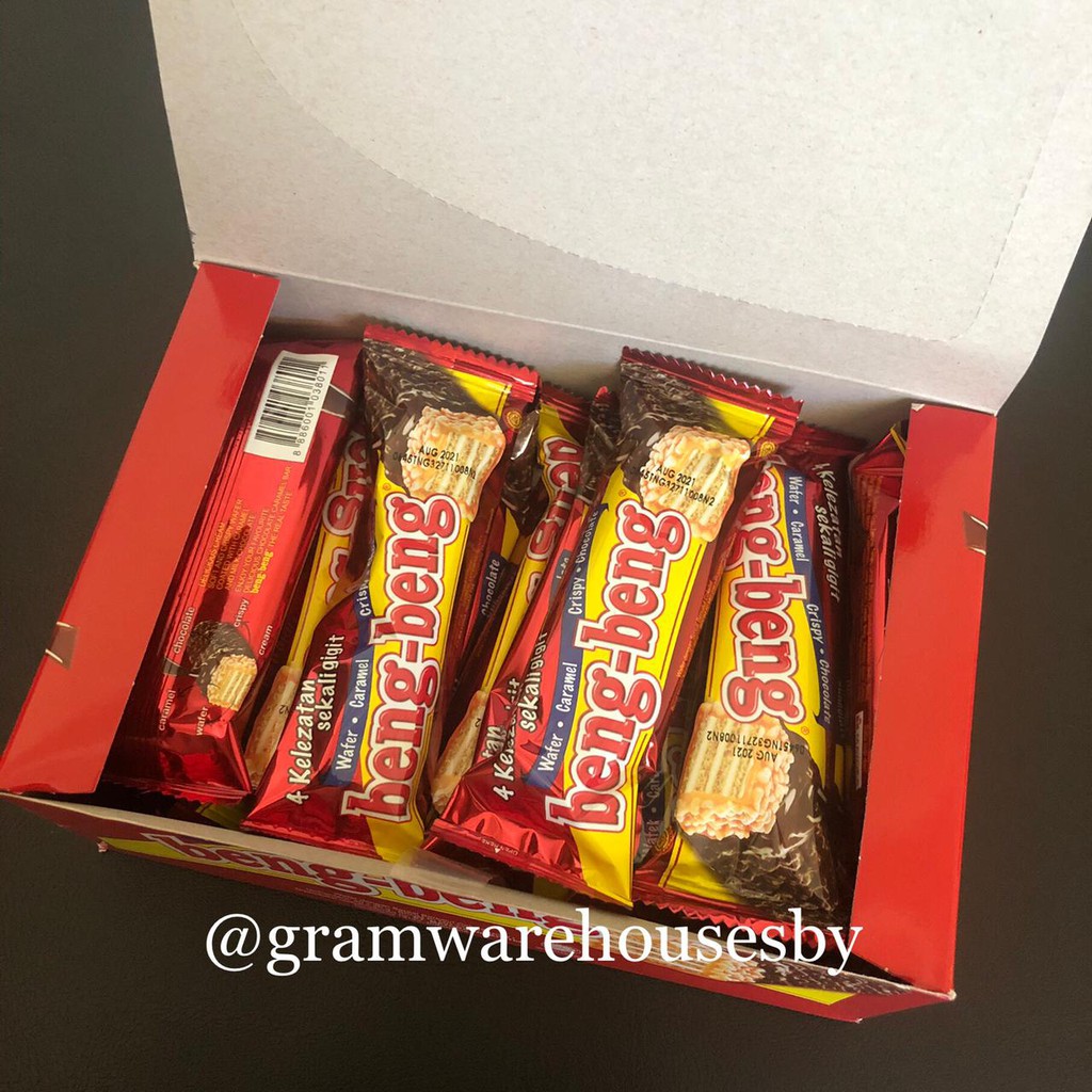 

Beng-Beng wafer coklat 1 box isi 17 pcs