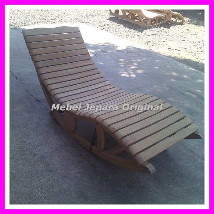 Kursi Malas Jati - Kursi Kolam Renang Santai Kayu Jati Mentahan Jepara Murah