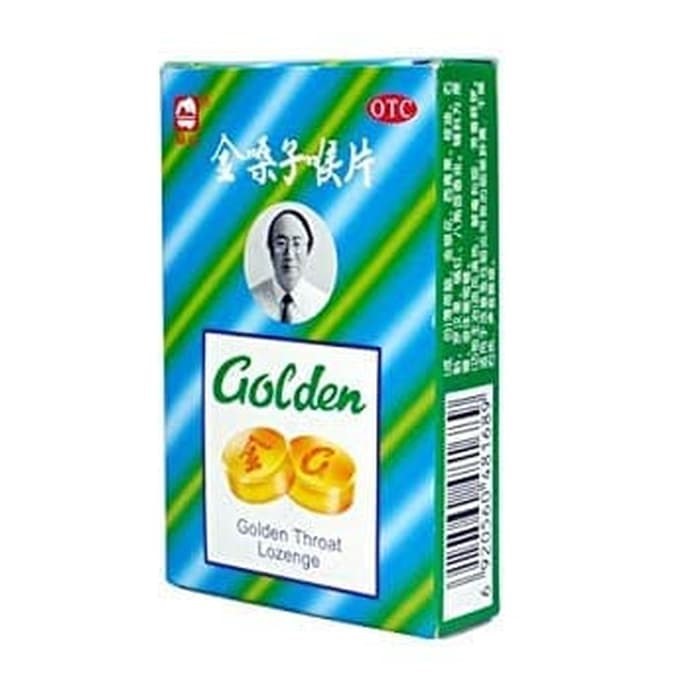 Golden Throat Lozenge - Obat permen pereda sakit tenggorokan