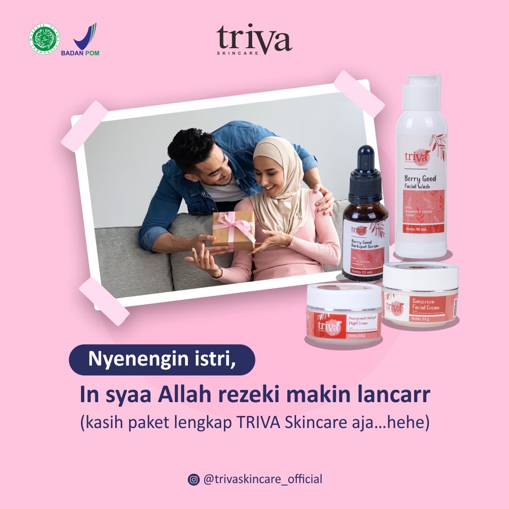 Paket Triva Skincare Darksport Series original krim cream serum penghilang flek hitam membandel di wajah pencerah wajah kusam wanita pemutih wajah glowing ampuh permanen penghilang jerawat dan bekas jerawat bpom alami asli