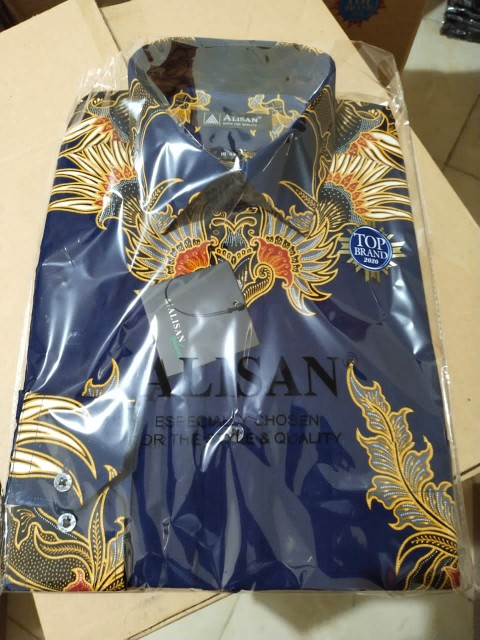 Baju Batik Pria Slimfit & Alisan Slimfit Lengan Panjang Farisa Jaya Batik Premium Quality