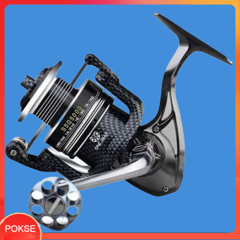 Reel Rel Rell Riil Rill Ril Gulungan Pancing 5000 121 Ball Bearing LIEYUWANG