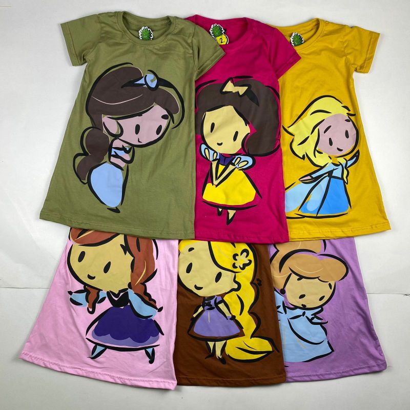 Dress princess anak princess elsa frozen ana frozen cinderella jasmine snow white rapunzel baju anak