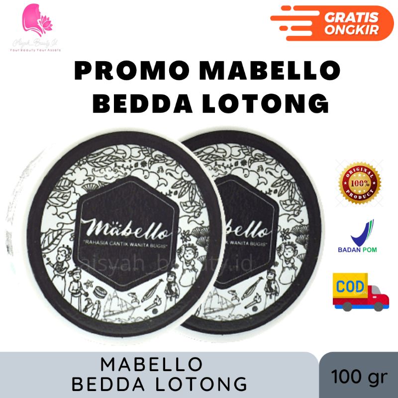BPOM LULUR MABELLO ORIGINAL BPOM / LULUR HITAM BUGIS / LULUR HITAM SULAWESI