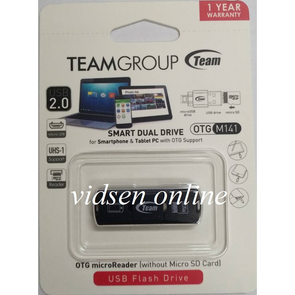 Team M141 Otg Micro Sd Card Reader - Original