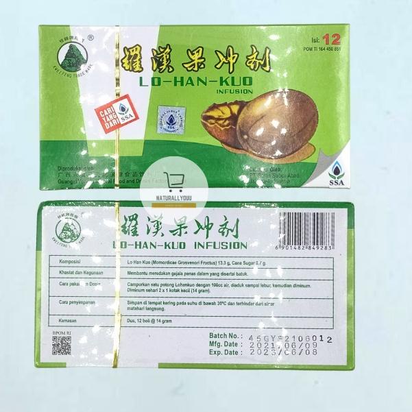 

[PRODUK PVZWF] Luo Han Kuo / Lo Han Kuo Infusion Luohankuo Luohanguo Instant isi 12 0F8