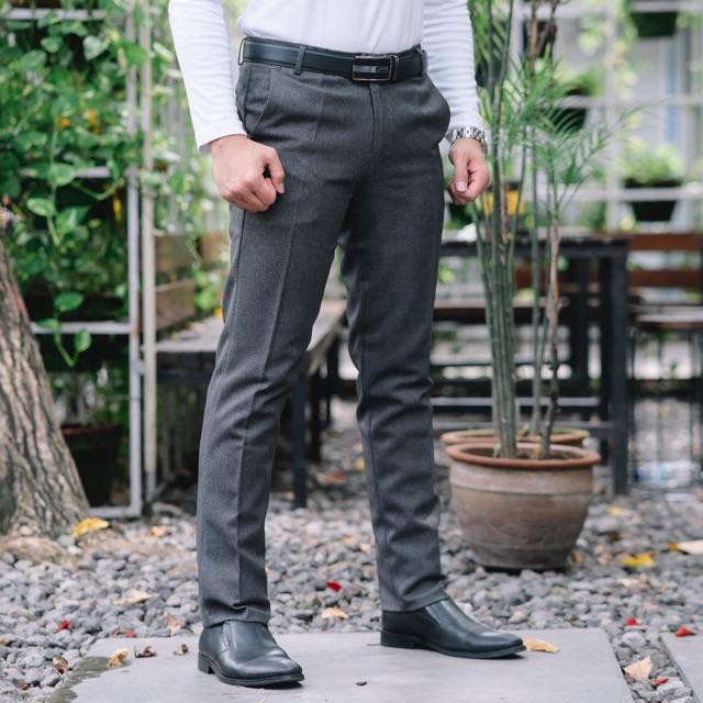 CELANA KANTOR FORMAL PRIA SLIMFIT BAHAN DASAR KAIN WOLL KUALITAS