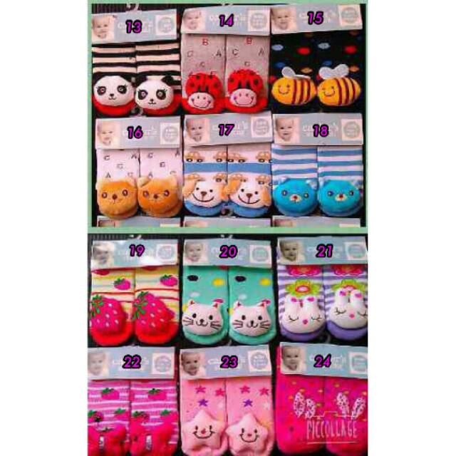 Kaos Kaki Bayi Rattle Boneka Carter's