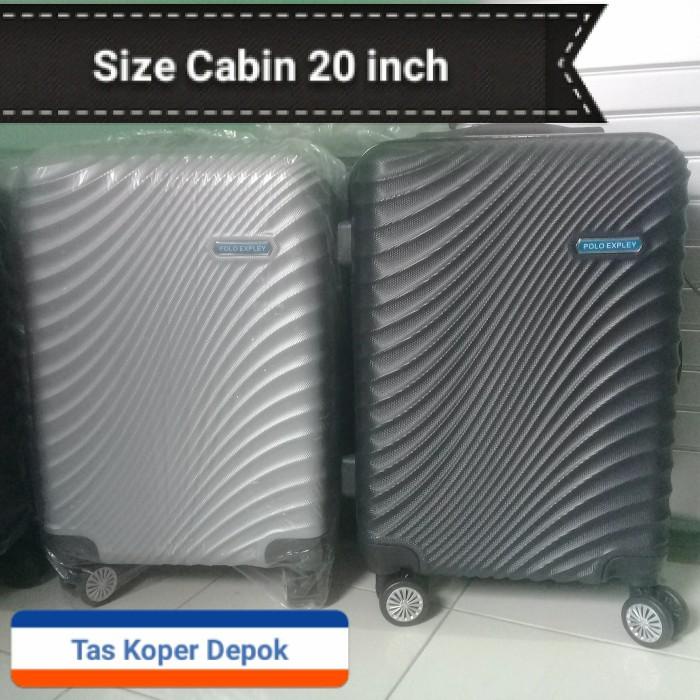 Tas Koper Fiber Polo Exply Import 20Inch Tas Pakaian Protection Lock