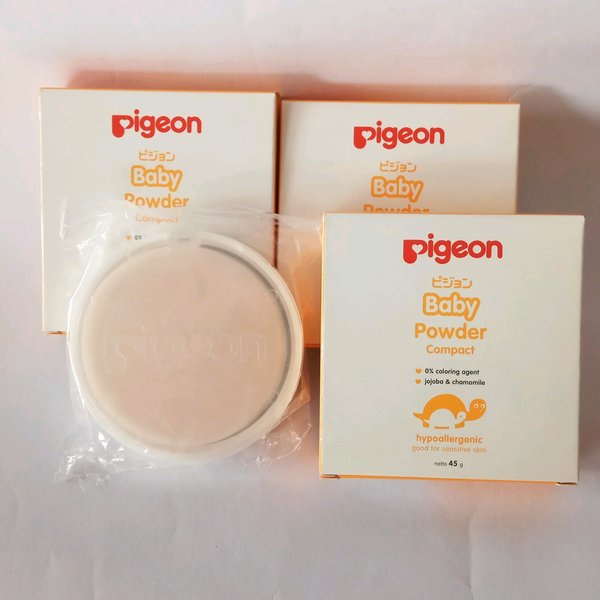 PIGEON BABY POWDER COMPACT 45 GRAM / BEDAK PADAT PIGEON