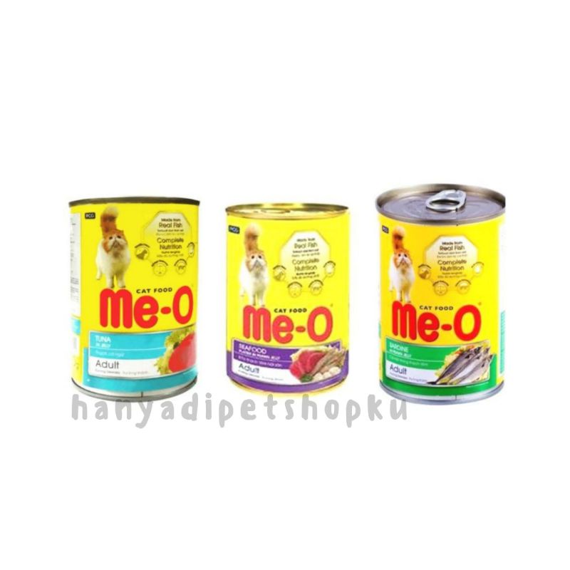 Meo Kaleng Wet Food Makanan Kucing 400gr